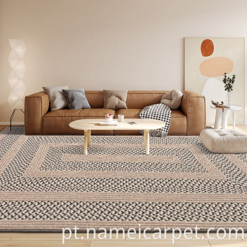 Big Large Size Wool Braided Living Room Rug